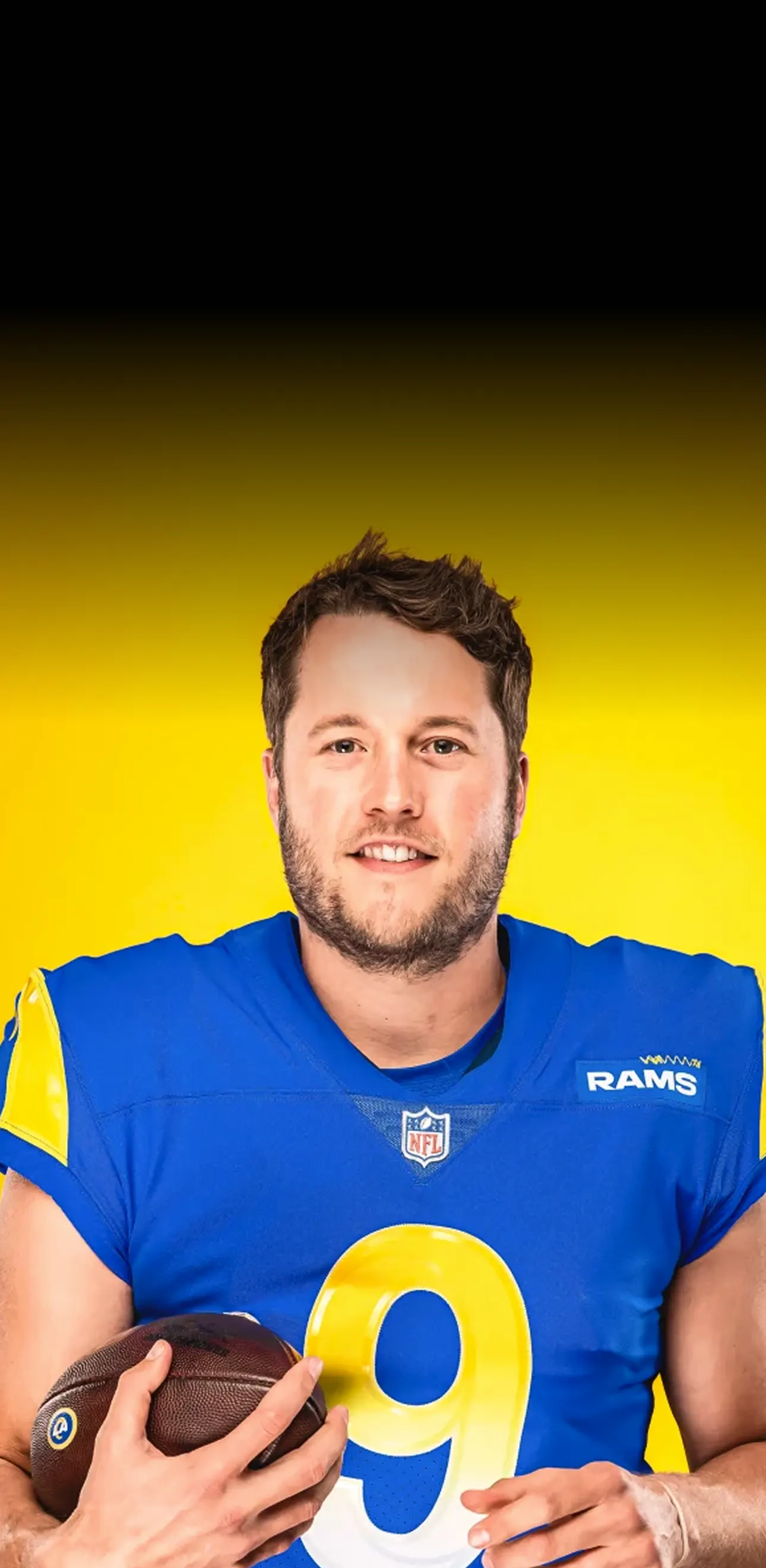 LOS ANGELES RAMS star player in uniform