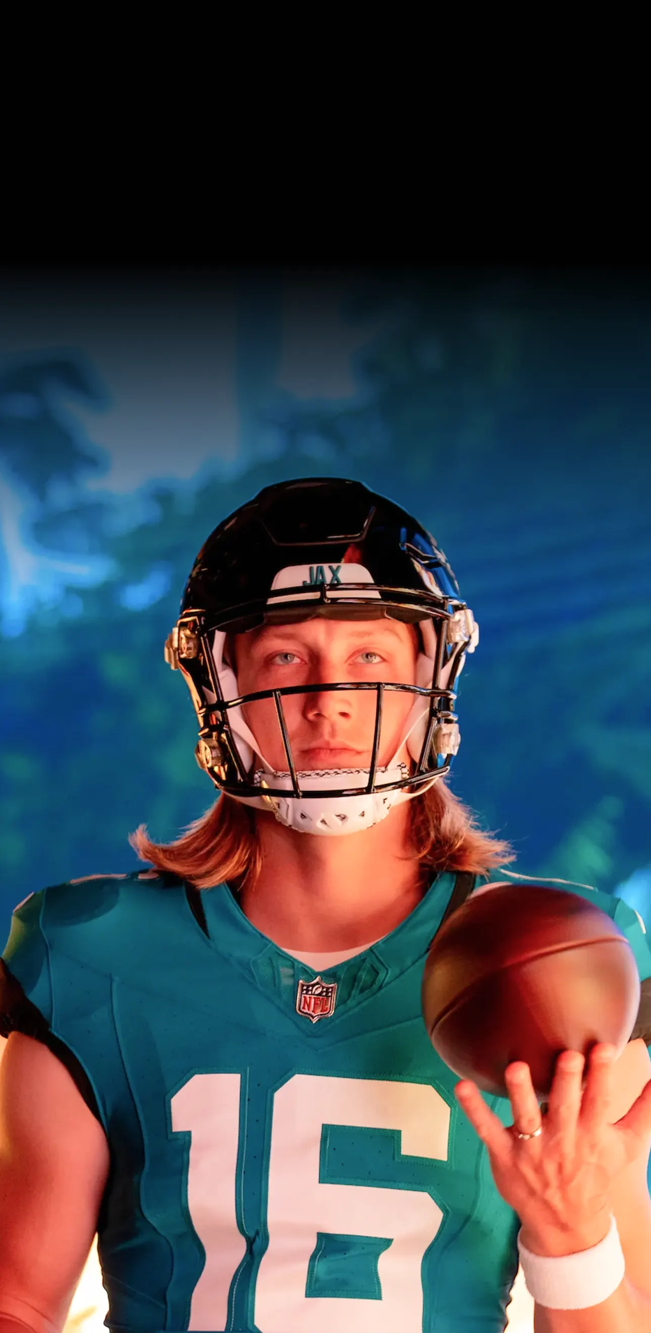 JACKSONVILLA JAGUARS star player in uniform