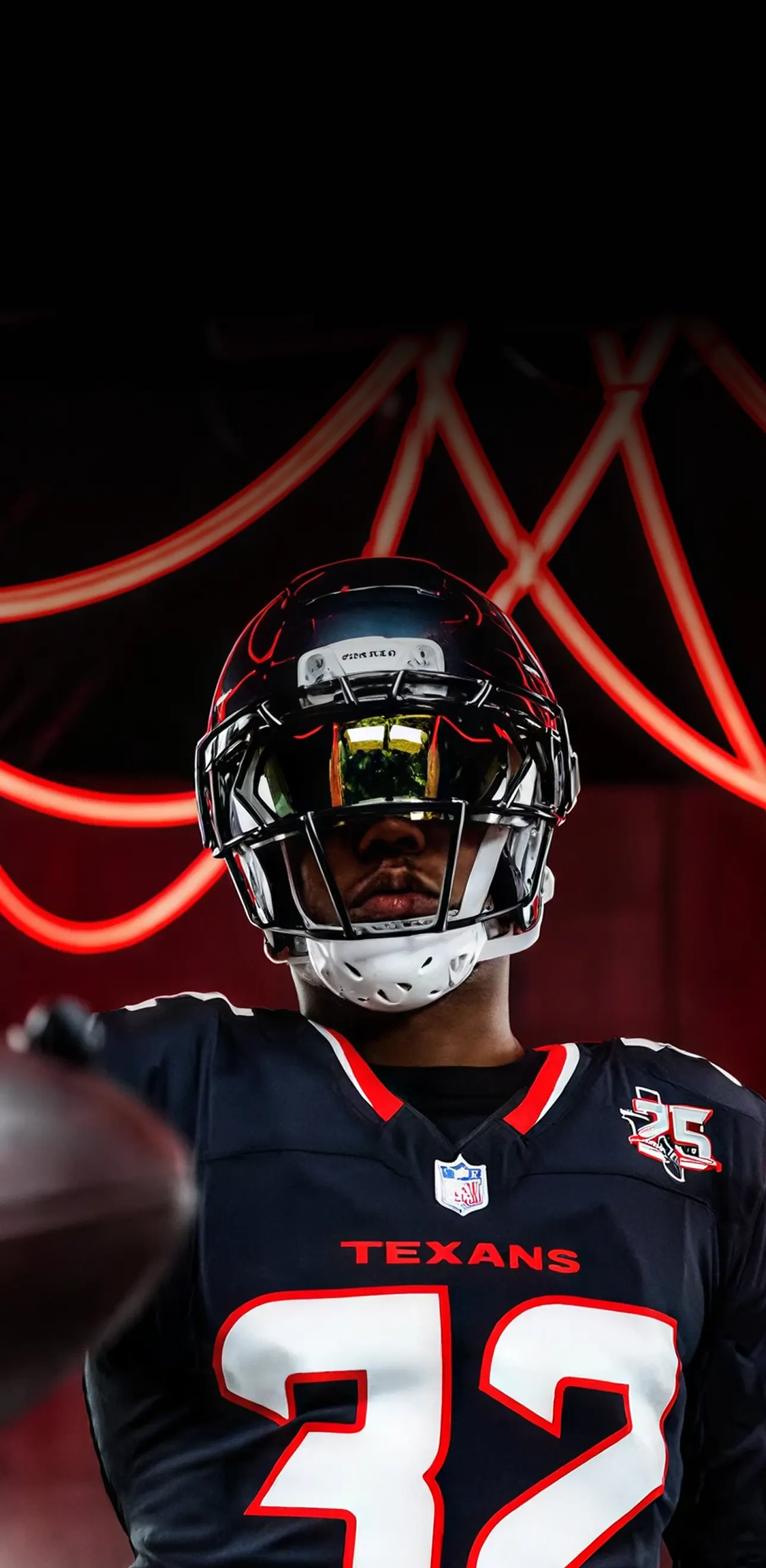 HOUSTON TEXANS star player in uniform