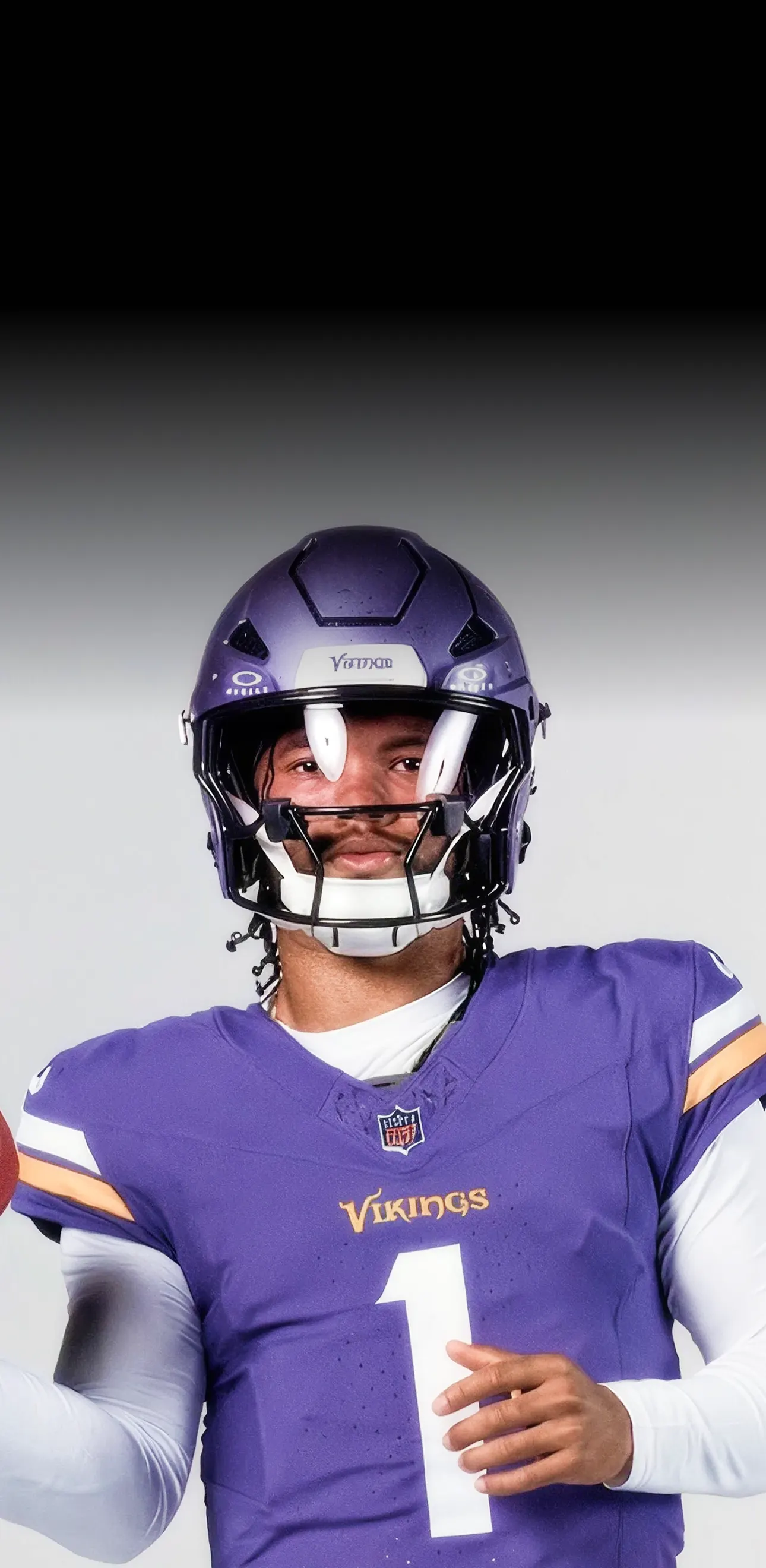 MINNESOTA VIKINGS star player in uniform