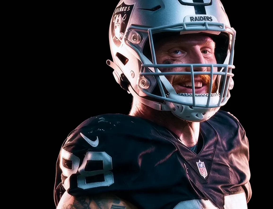 LAS VEGAS RAIDERS player portrait