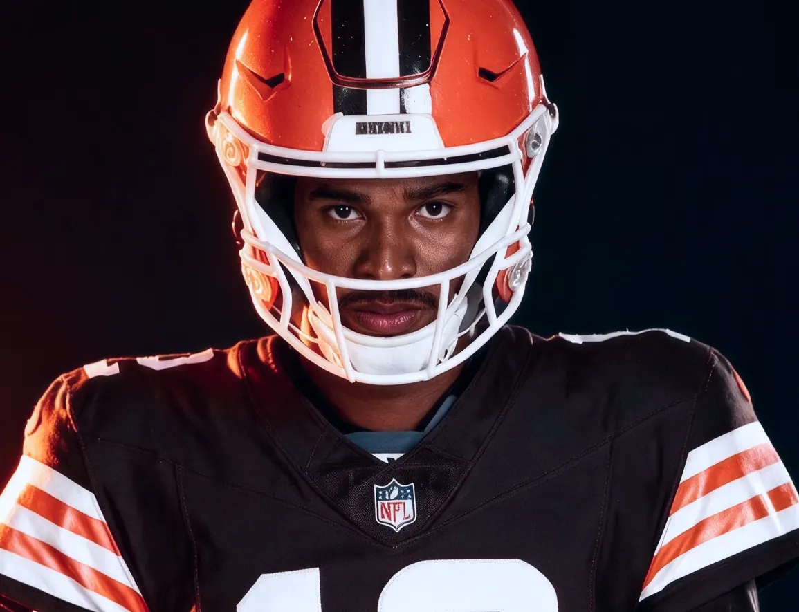 CLEVELAND BROWNS player portrait